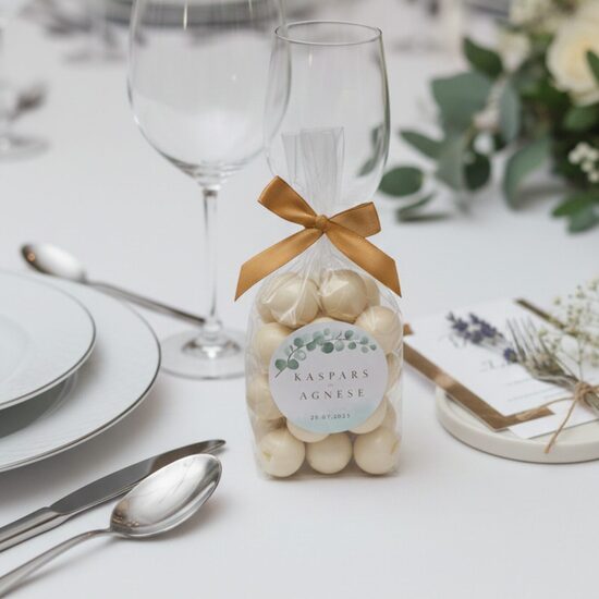 Galda kartes - dāvaniņas viesiem