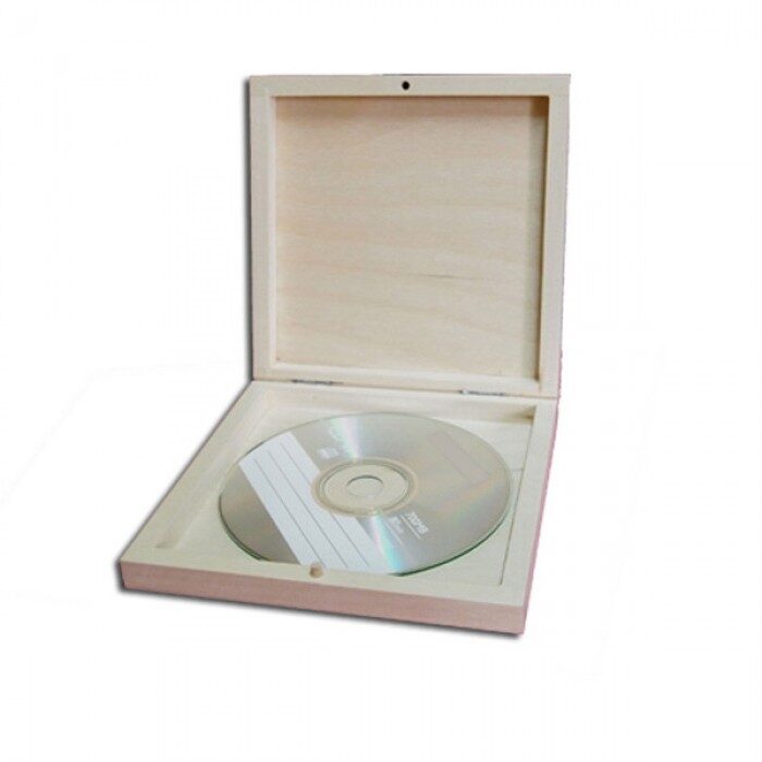 Koka kaste CD diskiem 145x145x27 mm /ZSKK122/