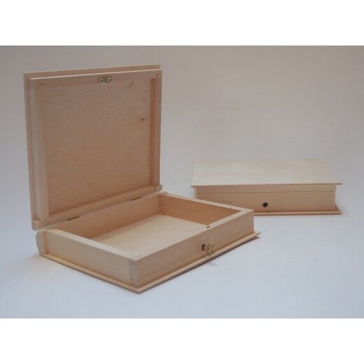 Koka kaste - grāmata ar atslēdizņu 210x170x45 mm /ZSKK243/