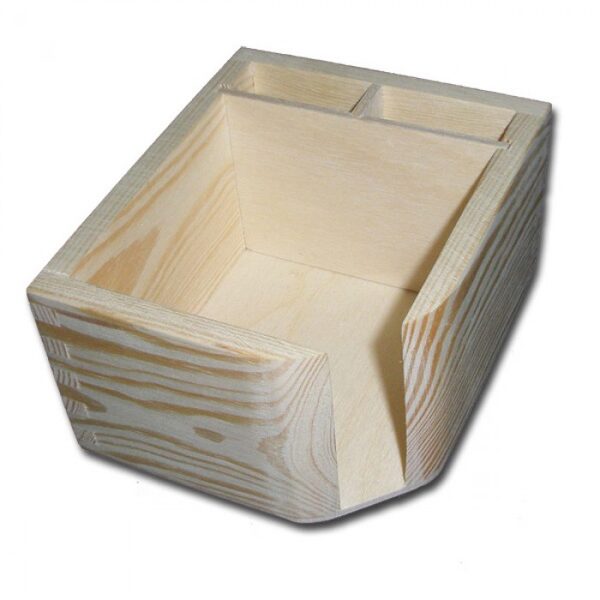Koka organizators papīram un rakstāmpiederumiem 120x100x65 mm /ZSKK183/