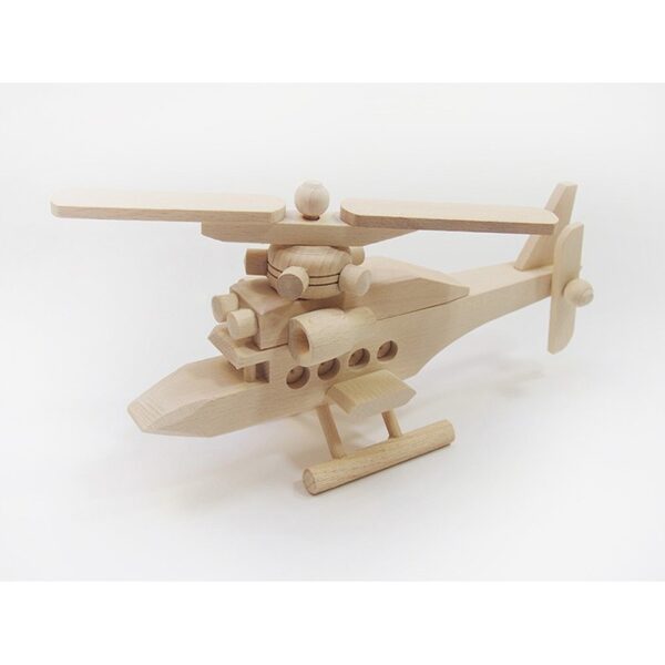 Koka rotaļlieta - helikopters II   Izmērs: 250x75x130 mm. /ZSKK219/