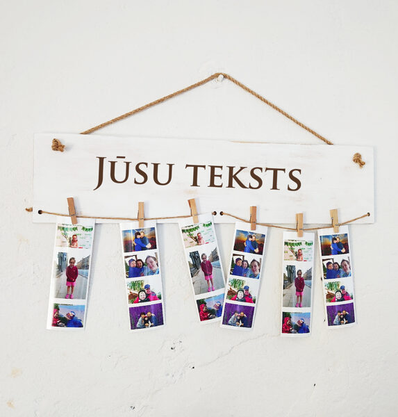 Foto dēlis ar gravējumu - Jūsu teksts