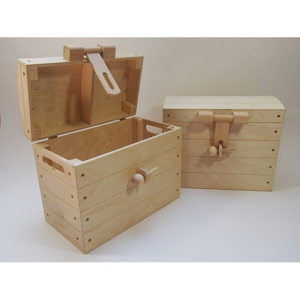 Koka kaste -  lāde,  ar koka aizdari 360x230x290 mm /ZSKK89/